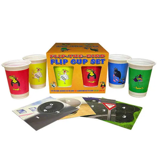 FLIP THE BIRD FLIP CUP SET