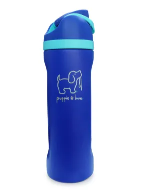 FLIP-TOP 24oz WATER BOTTLE, NAVY