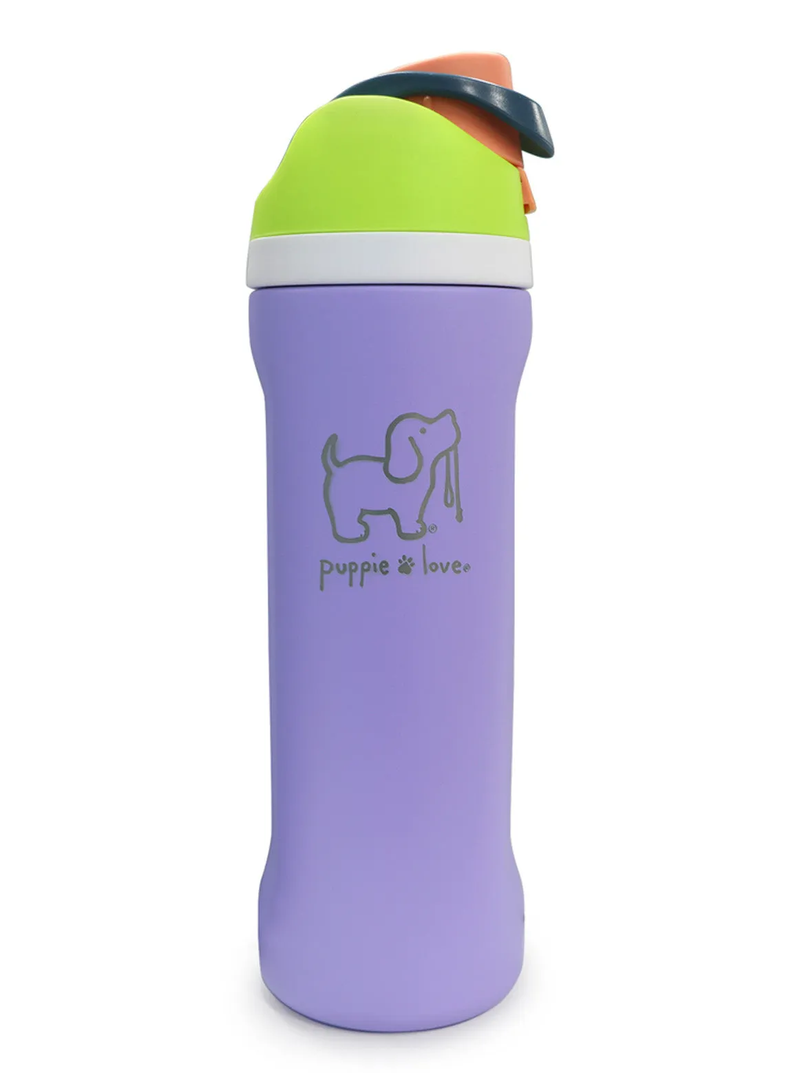 FLIP-TOP 24oz WATER BOTTLE, PURPLE