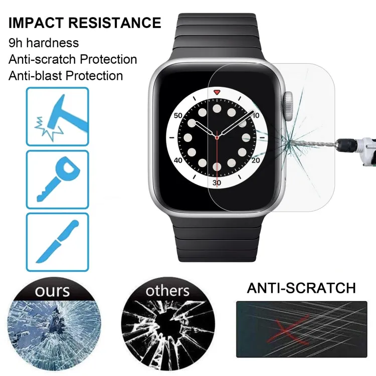 For Apple Watch Edition 38mm 38mm Dial Diameter 9H  Surface Hardness 2.5D Explosion-proof Tempered Glass Film