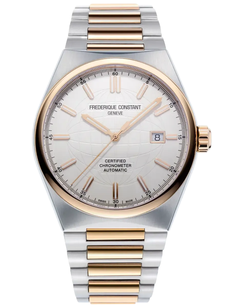 Frederique Constant Watch Highlife Automatic COSC Certified Steel Rose Gold FC-303V4NH2B