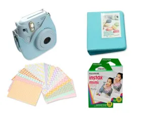 Fujifilm Bundle Set Fuji Mini Case/Film for Fuji Instax Mini 8 - Blue