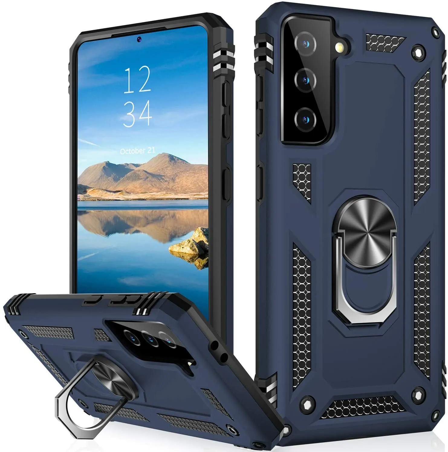 Galaxy S21 Plus Ring Kickstand Car Case