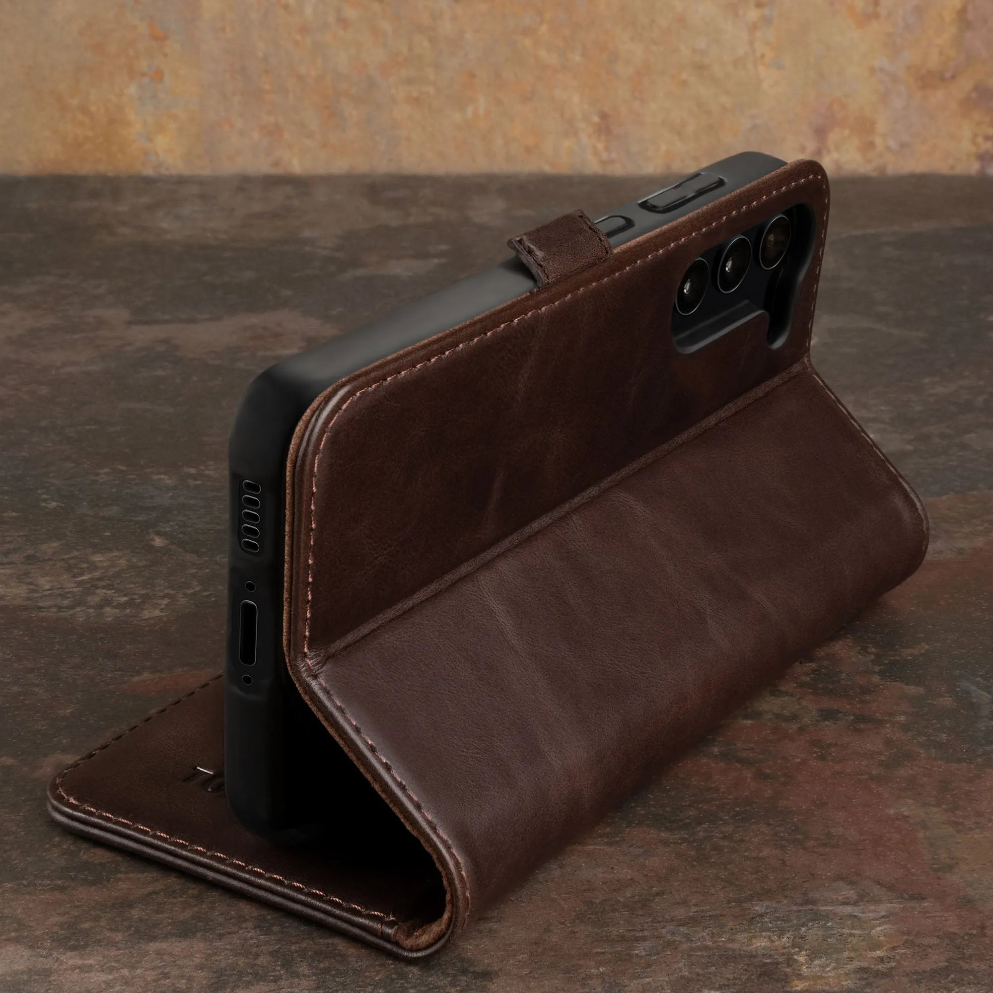 Galaxy S23 Leather Case (with Stand function)