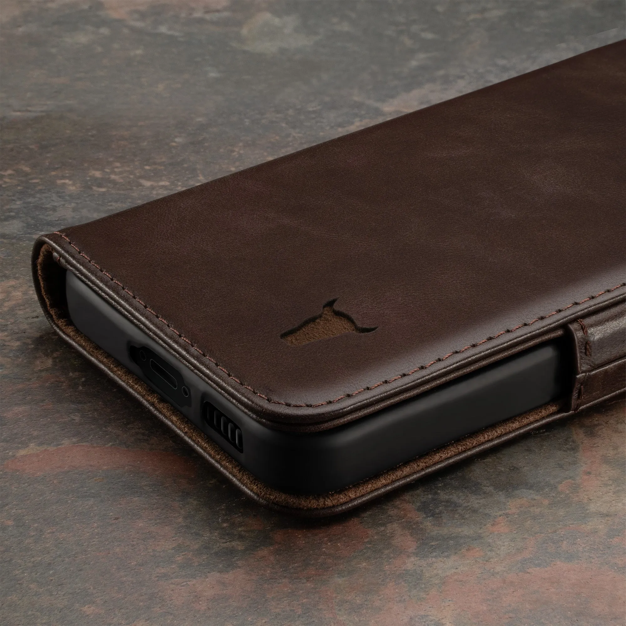 Galaxy S23 Leather Case (with Stand function)