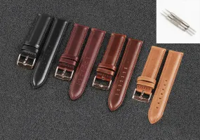 Genuine Leather Watch Band Replacement