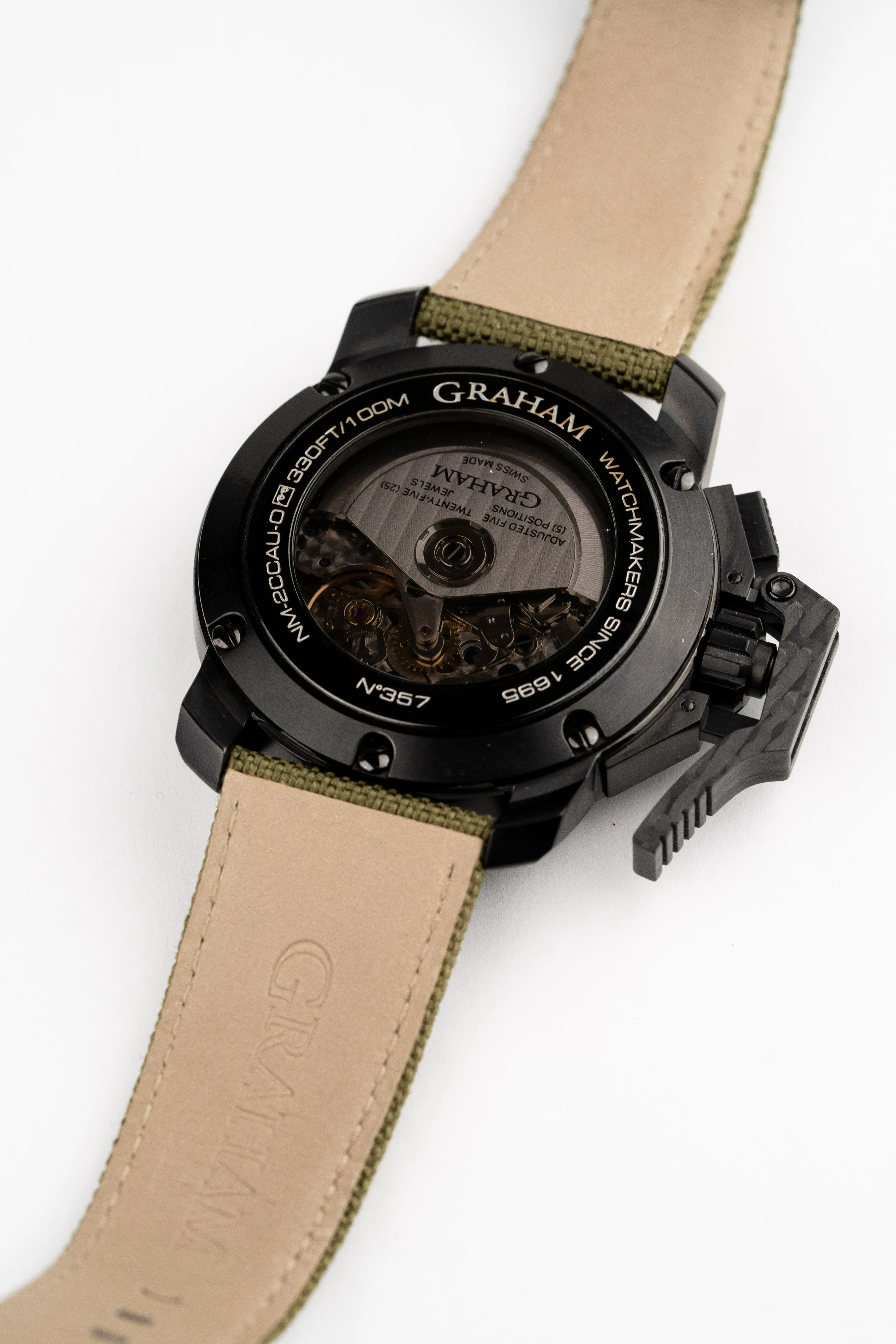 Graham Chronofighter Oversize Green Black Watch 2CCAU.G01A.T15N