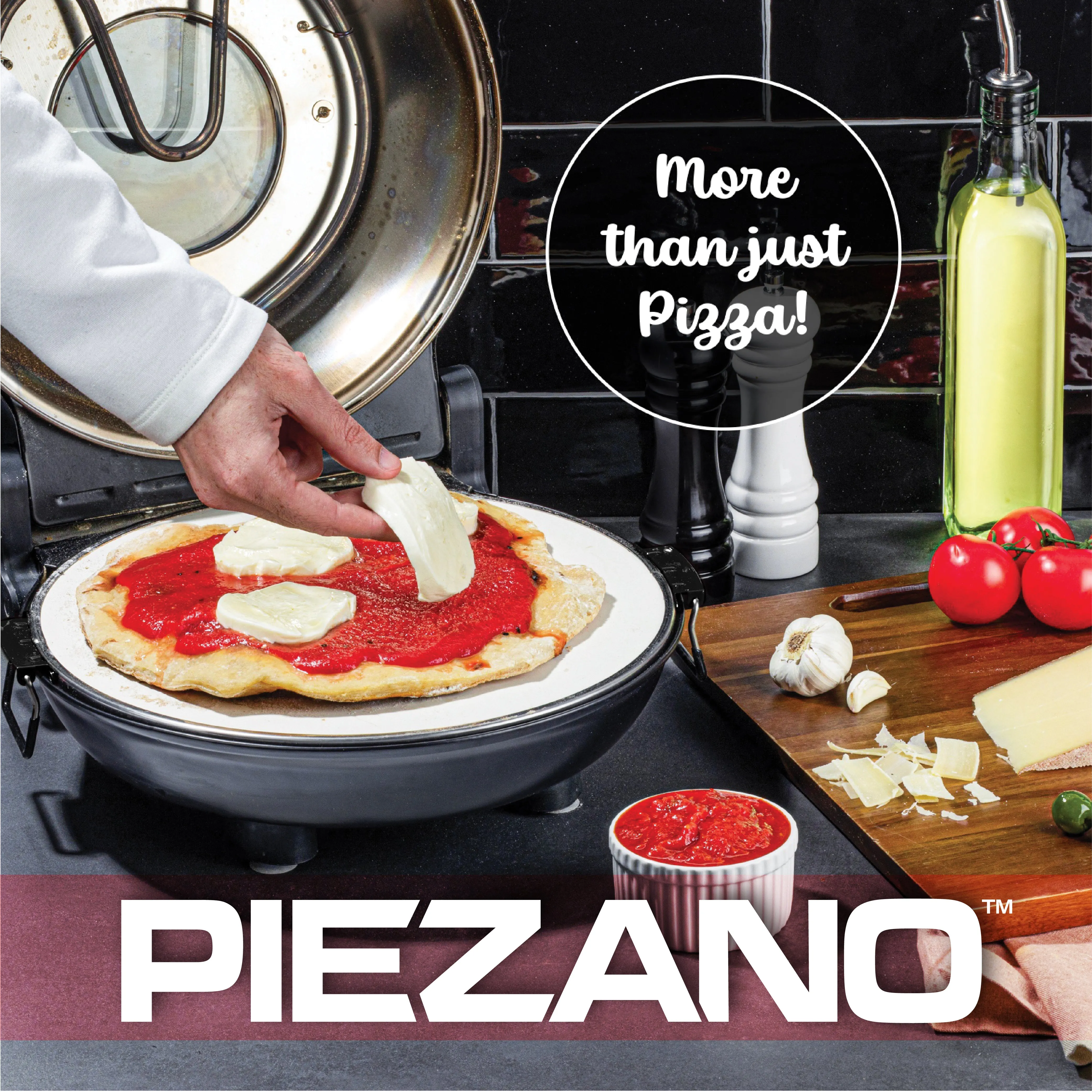 Granitestone Piezano Indoor/Outdoor Pizza Oven with Starter Kit