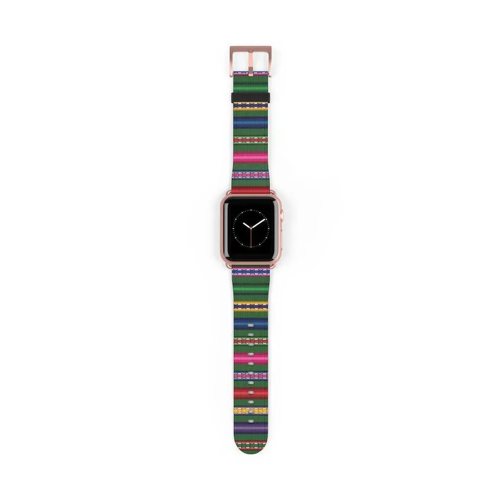 Green Peruvian Watch Band