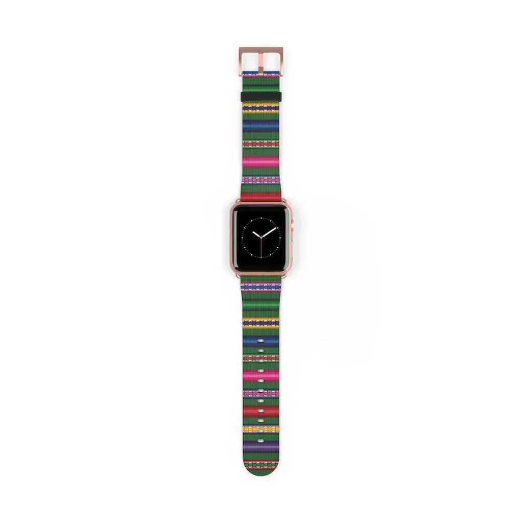 Green Peruvian Watch Band