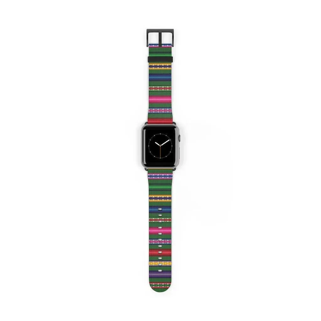 Green Peruvian Watch Band