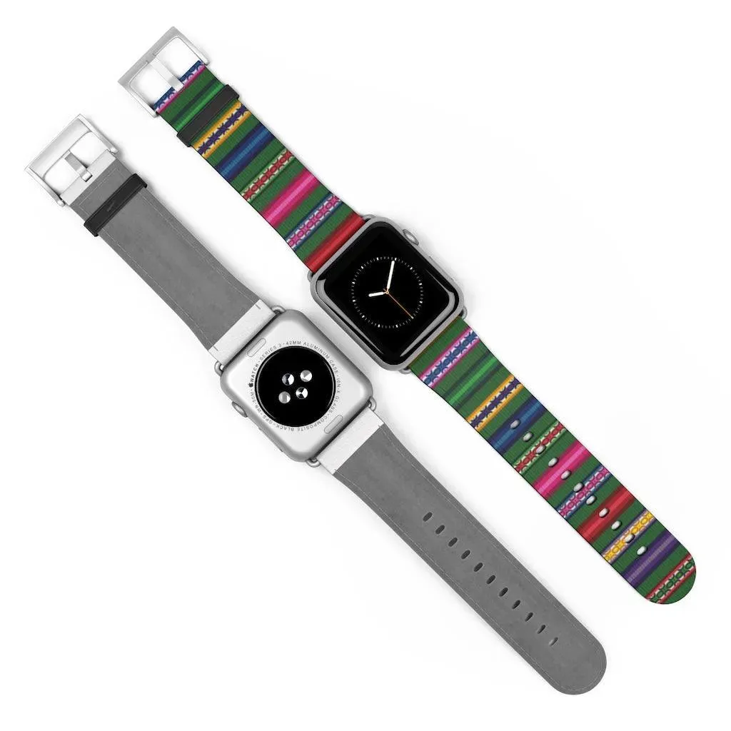 Green Peruvian Watch Band