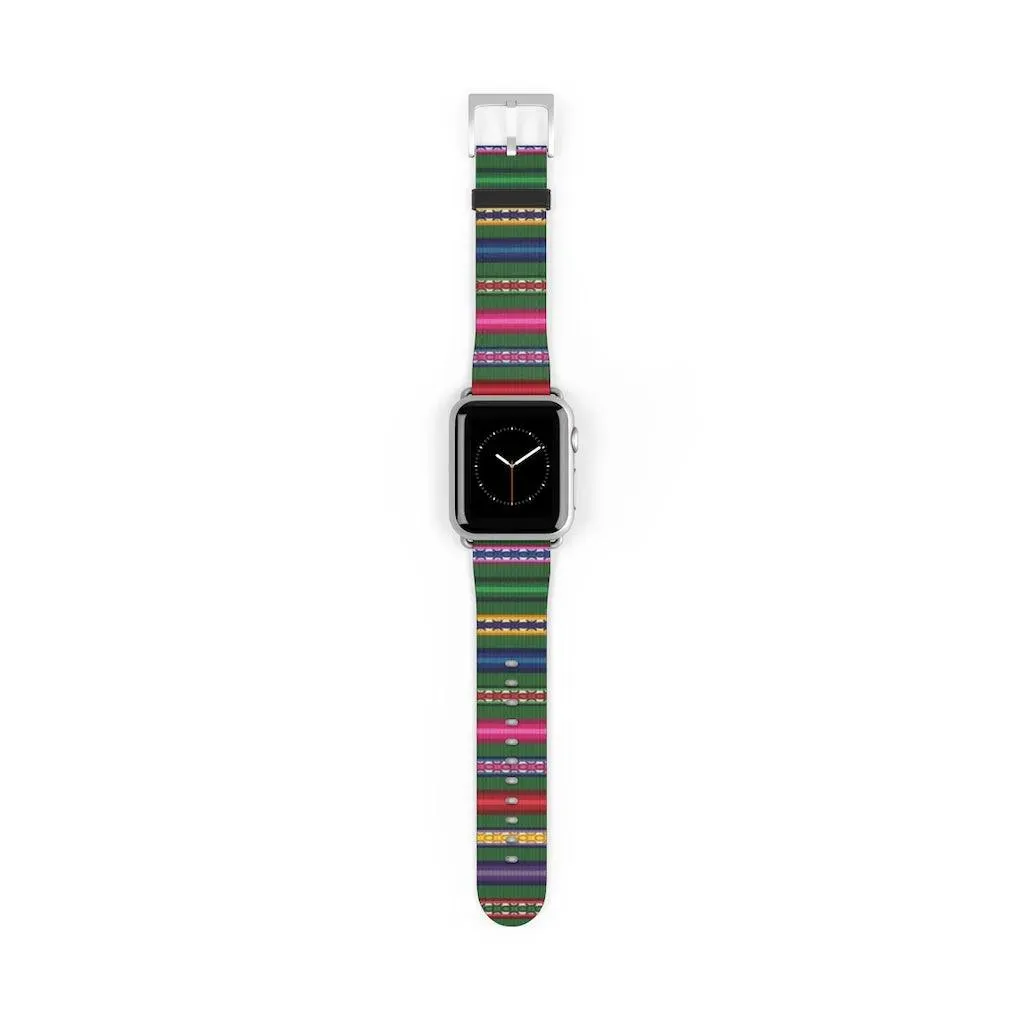 Green Peruvian Watch Band