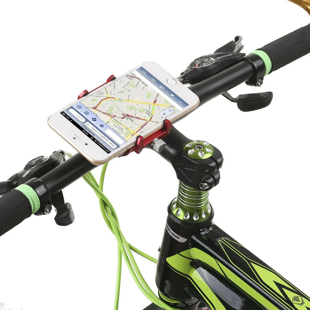 GUB Mountian Bike Phone Mount Universal Adjustable Bicycle Cell Phone GPS Mount Holder Bracket Cradle Clamp