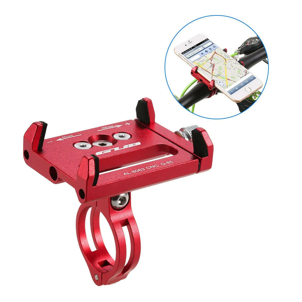 GUB Mountian Bike Phone Mount Universal Adjustable Bicycle Cell Phone GPS Mount Holder Bracket Cradle Clamp