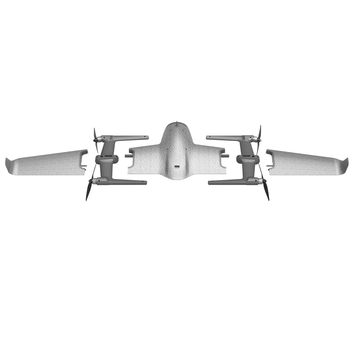 HEQ UAV SWAN VOYAGER FLYING WING VTOL WITH 3 AXIS GIMBAL 4K CAMERA