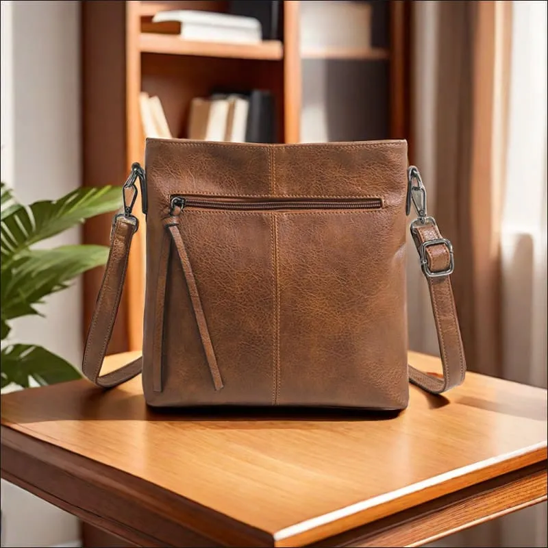 High-end Textured Artificial Leather Retro Shoulder Bag