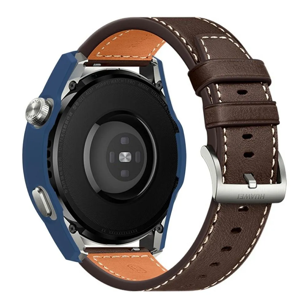 Huawei Watch 3 Pro simple cover   tempered glass - Midnight Blue