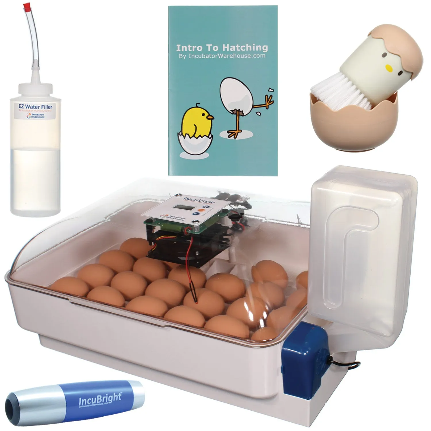 IncuView™ 3 Pro Automatic Egg Incubator Deluxe Combo Kit