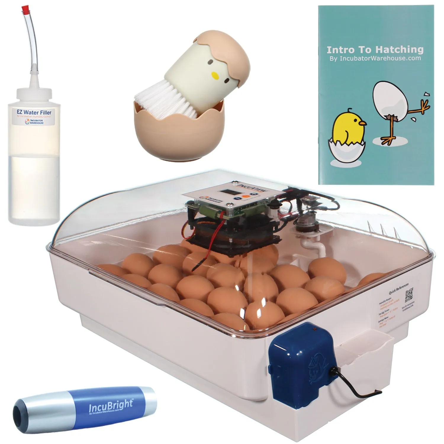 IncuView™ 3 Pro Automatic Egg Incubator Deluxe Combo Kit