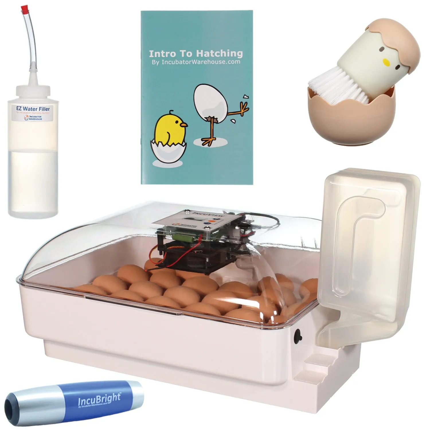 IncuView™ 3 Pro Automatic Egg Incubator Deluxe Combo Kit