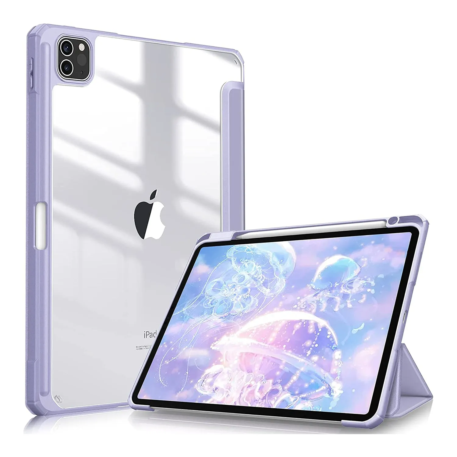 iPad Pro 11 Inch 2022/2021 Hybrid Slim Transparent Case | Fintie