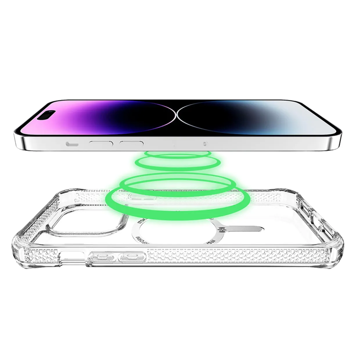 ItSkins ICS Hybrid_R MagClear iPhone 14 Series Transparent