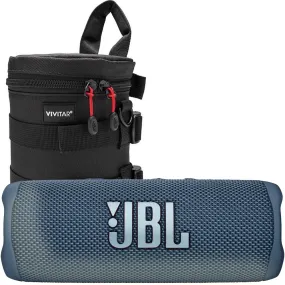 JBL Flip 6 Portable Waterproof Bluetooth Speaker (Blue)  8 Inches Case