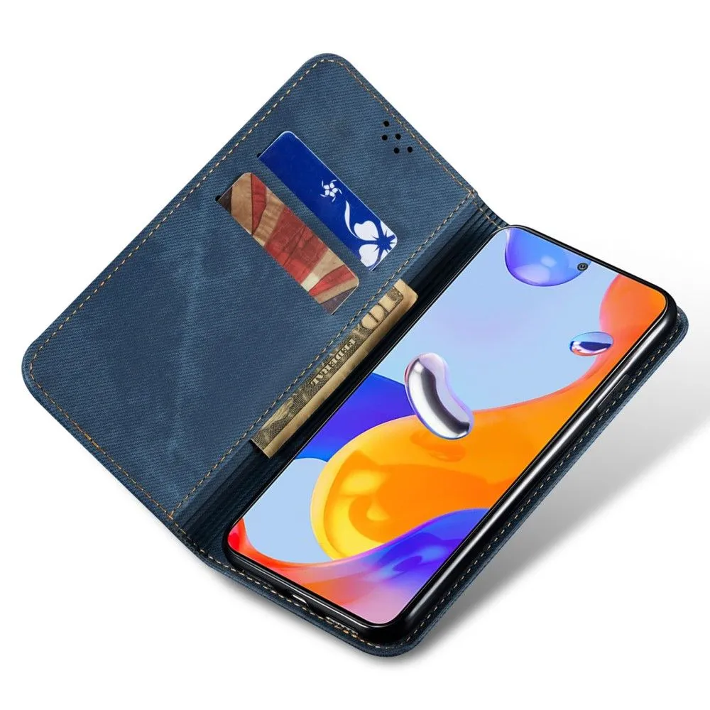 Jeans Xiaomi 12X / 12 Flip case - Blue