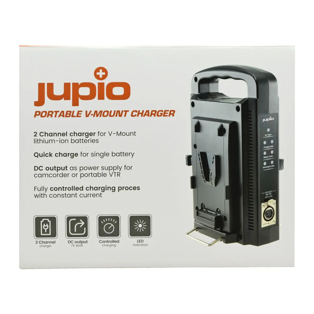 Jupio Portable V-Mount Charger for V-Mount - Certified Pre-Owned