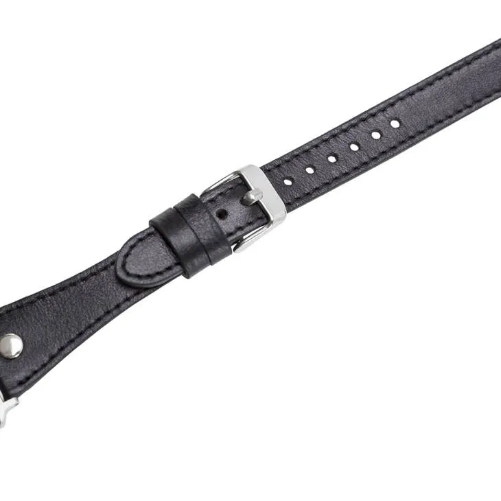 Kevin Double Tour Slim With Silver Bead Apple Watch Leather Straps (Set of 3)