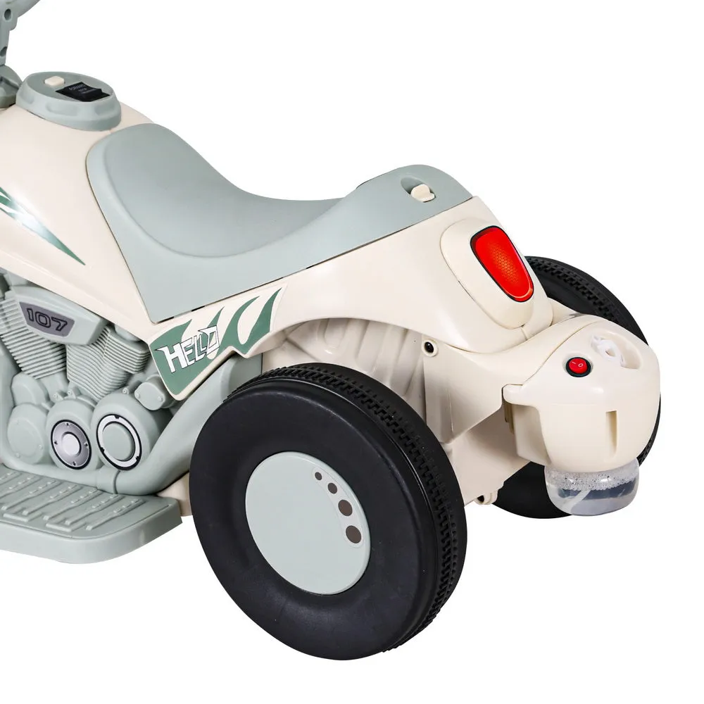 Kids Ride On Car Electric Motorcycle Motorbike with Bubble Maker - Green