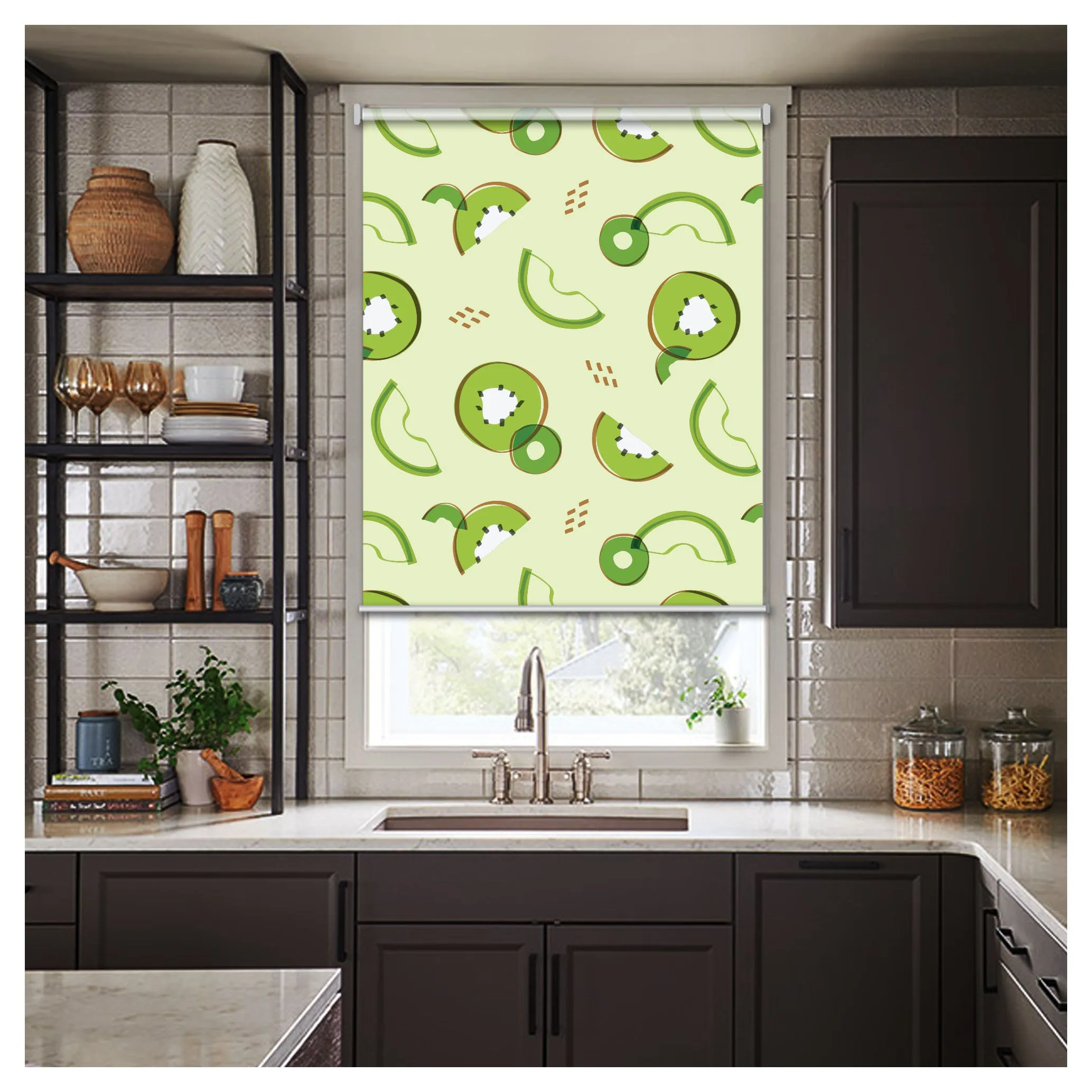 Kiwi Fruits Window Roller Shade