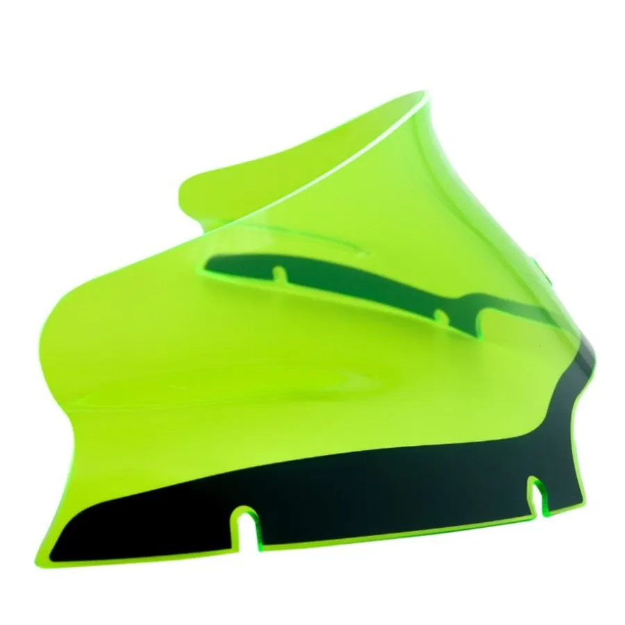 Klockwerks Kolor Flare Windshield - 6" - Green Ice - For 2015-2024 FLTR