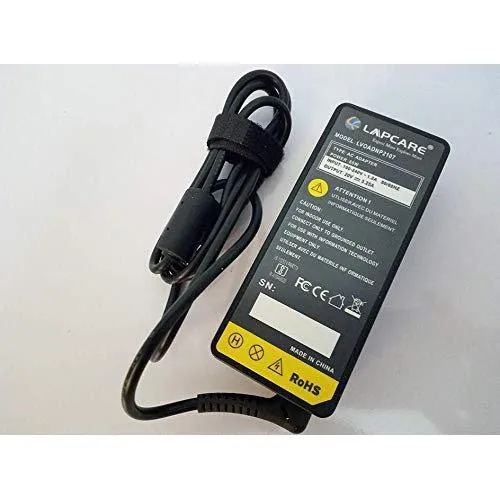 LAPCARE 65W 20V Laptop Charger Adapter with 5.5mm Pin Compatible for Lenovo IdeaPad N500 P500 and Y650 Models