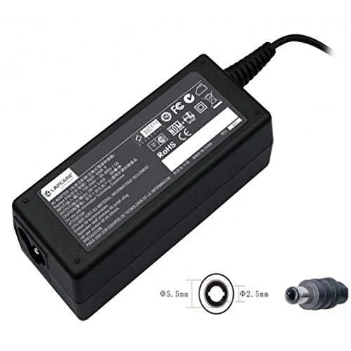 LAPCARE 65W 20V Laptop Charger Adapter with 5.5mm Pin Compatible for Lenovo IdeaPad N500 P500 and Y650 Models