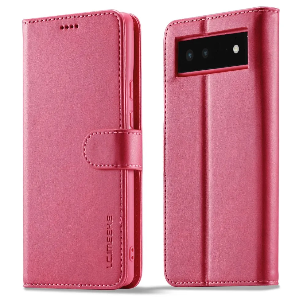 LC.IMEEKE Google Pixel 6 Flip Case - Rose