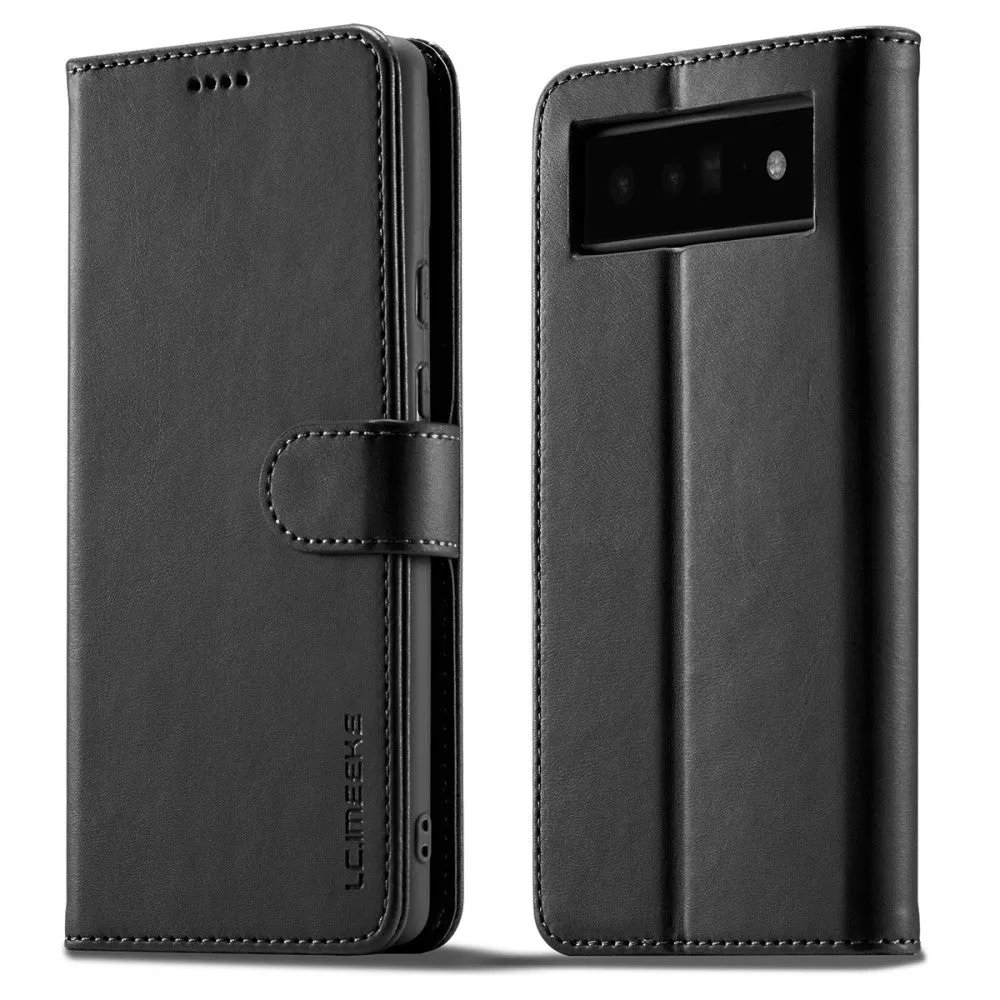 LC.IMEEKE Google Pixel 6 Pro Flip Case - Black