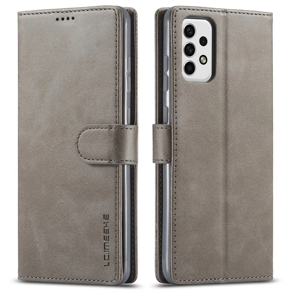 LC.IMEEKE Samsung Galaxy A23 Flip Case - Grey