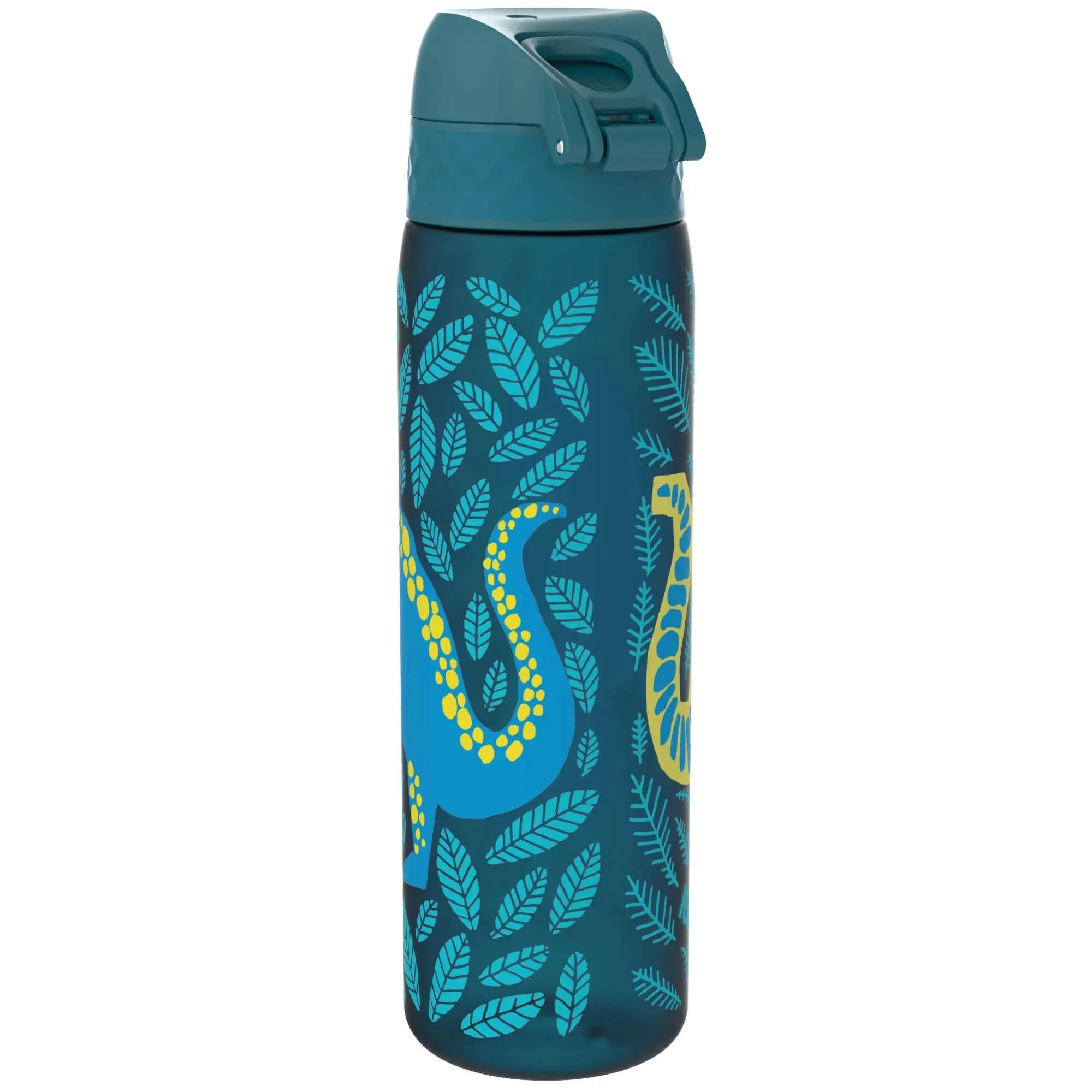 Leak Proof Slim Water Bottle, Recyclon, Dinosaurs, 500ml (18oz)