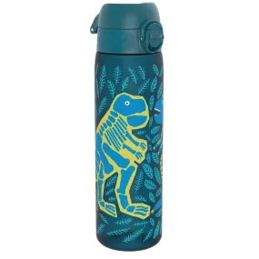 Leak Proof Slim Water Bottle, Recyclon, Dinosaurs, 500ml (18oz)