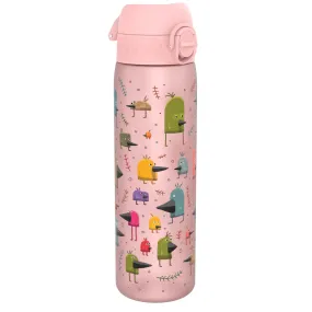 Leak Proof Slim Water Bottle, Recyclon, Funny Birds, 500ml (18oz)