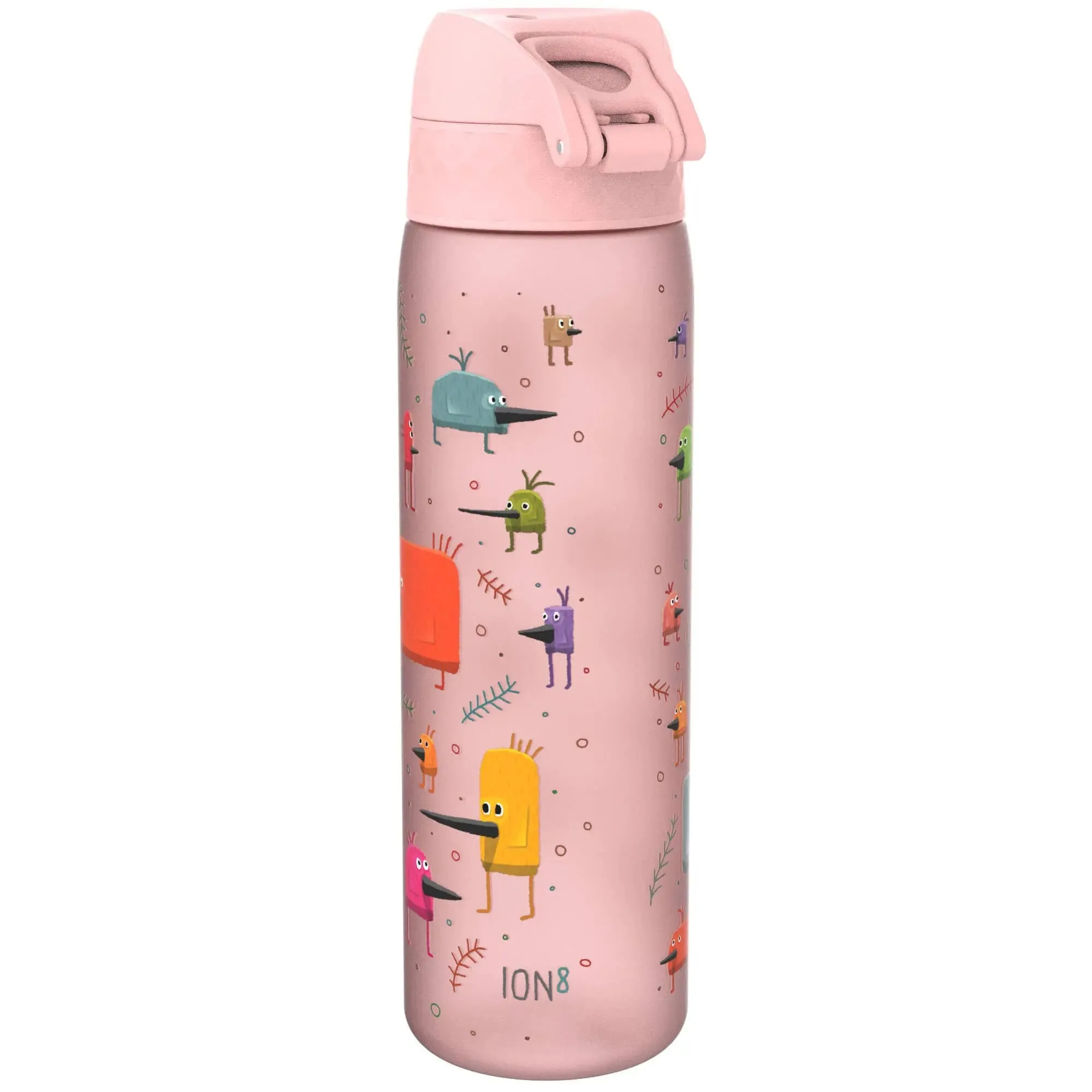 Leak Proof Slim Water Bottle, Recyclon, Funny Birds, 500ml (18oz)