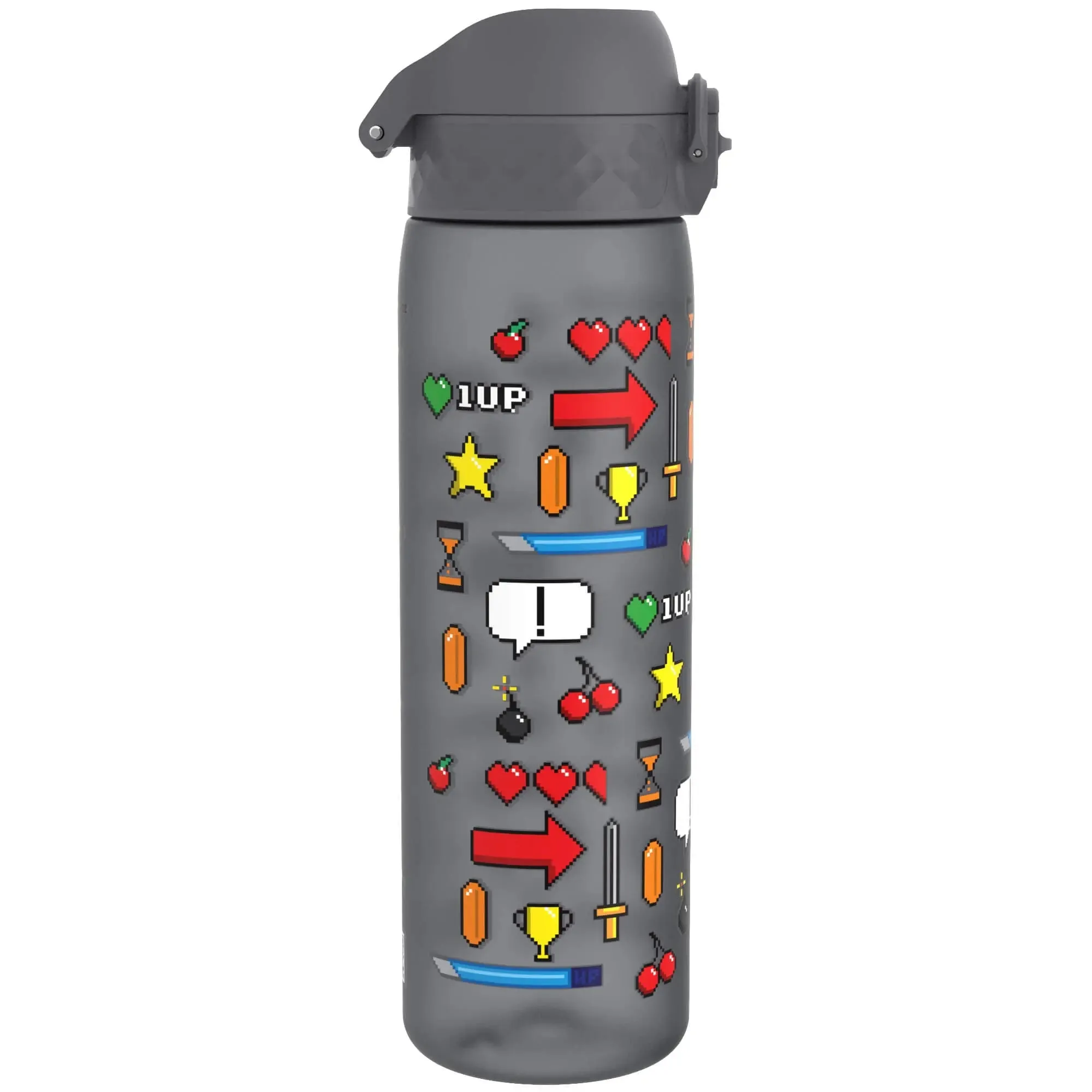 Leak Proof Slim Water Bottle, Recyclon, Gamer, 500ml (18oz)