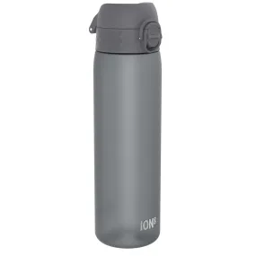 Leak Proof Slim Water Bottle, Recyclon, Grey, 500ml (18oz)