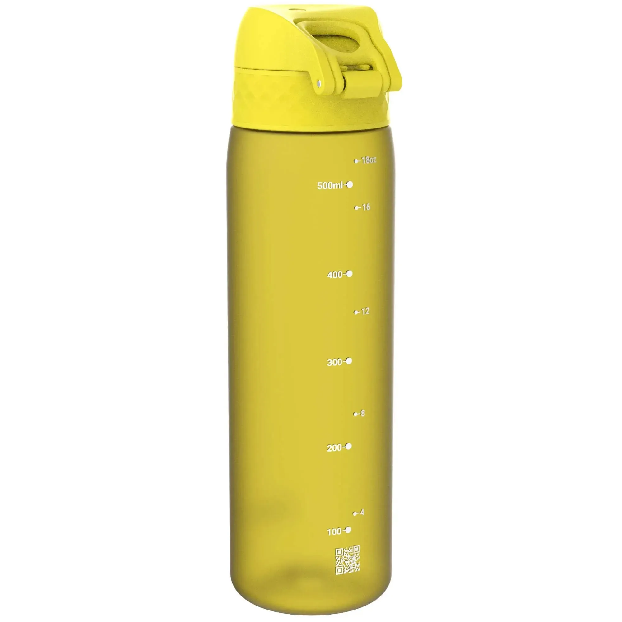 Leak Proof Slim Water Bottle, Recyclon, Yellow, 500ml (18oz)