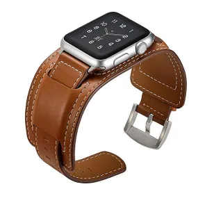 Leather Cuff Watch Band for Apple Watch