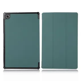 Lenovo Tab M10 HD Gen 2 tri-fold leather case - Blackish Green