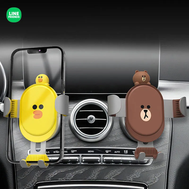 Line Friends Figure Car Gravity Bracket Phone Holder