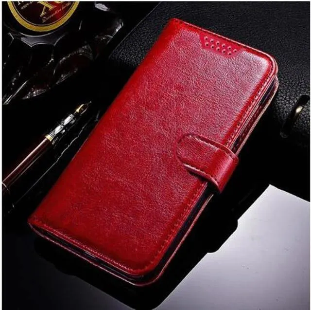 Luxury Flip Wallet Leather Case For iPhone - Magnetic Cards Holder Book